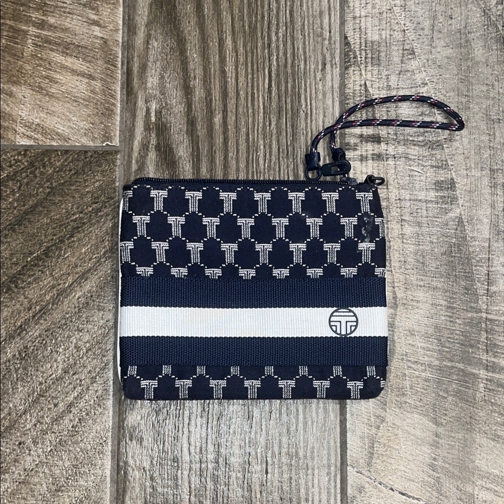 Tory Burch Blue and White Wallet